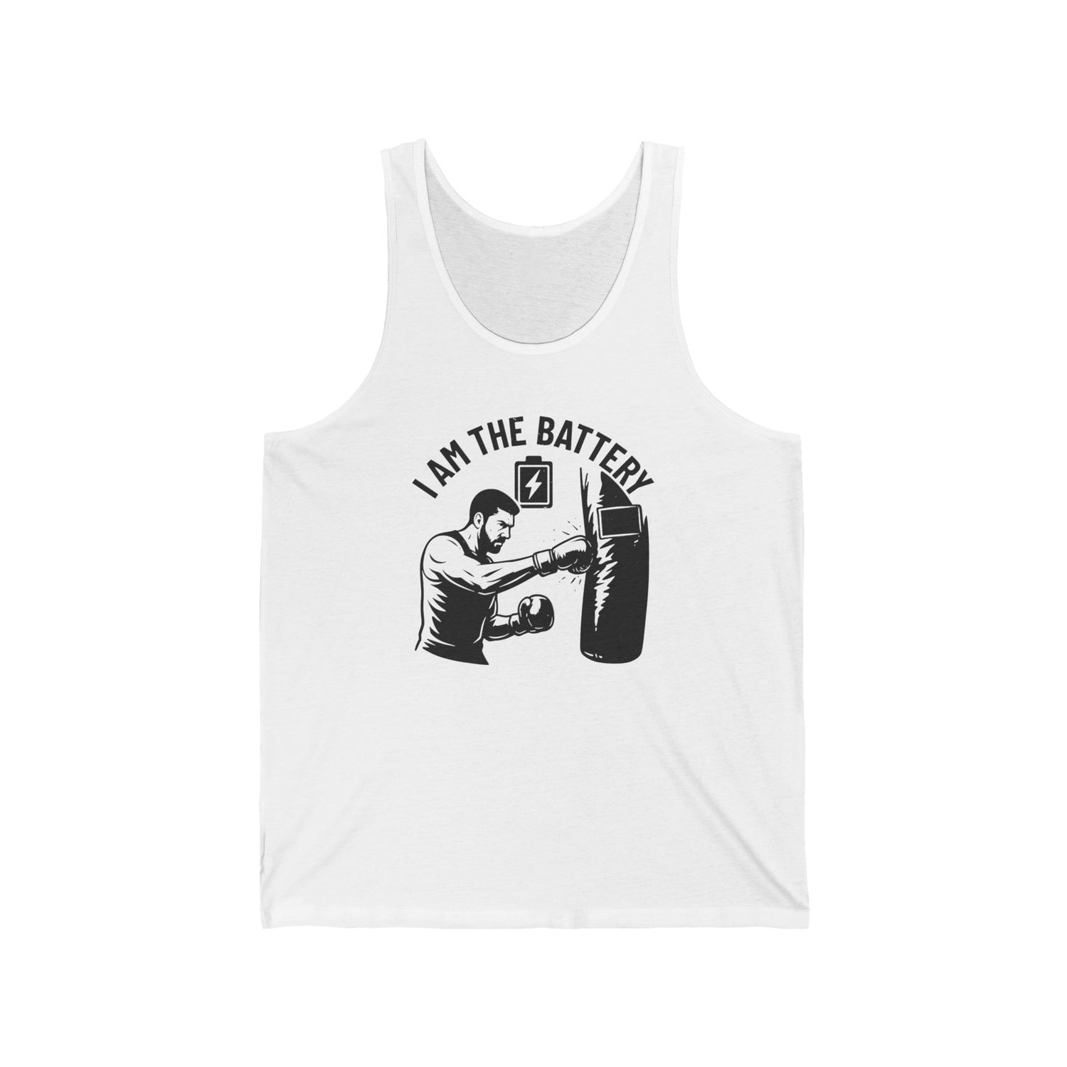 I Am The Battery™ Boxing Tank – Power in Motion