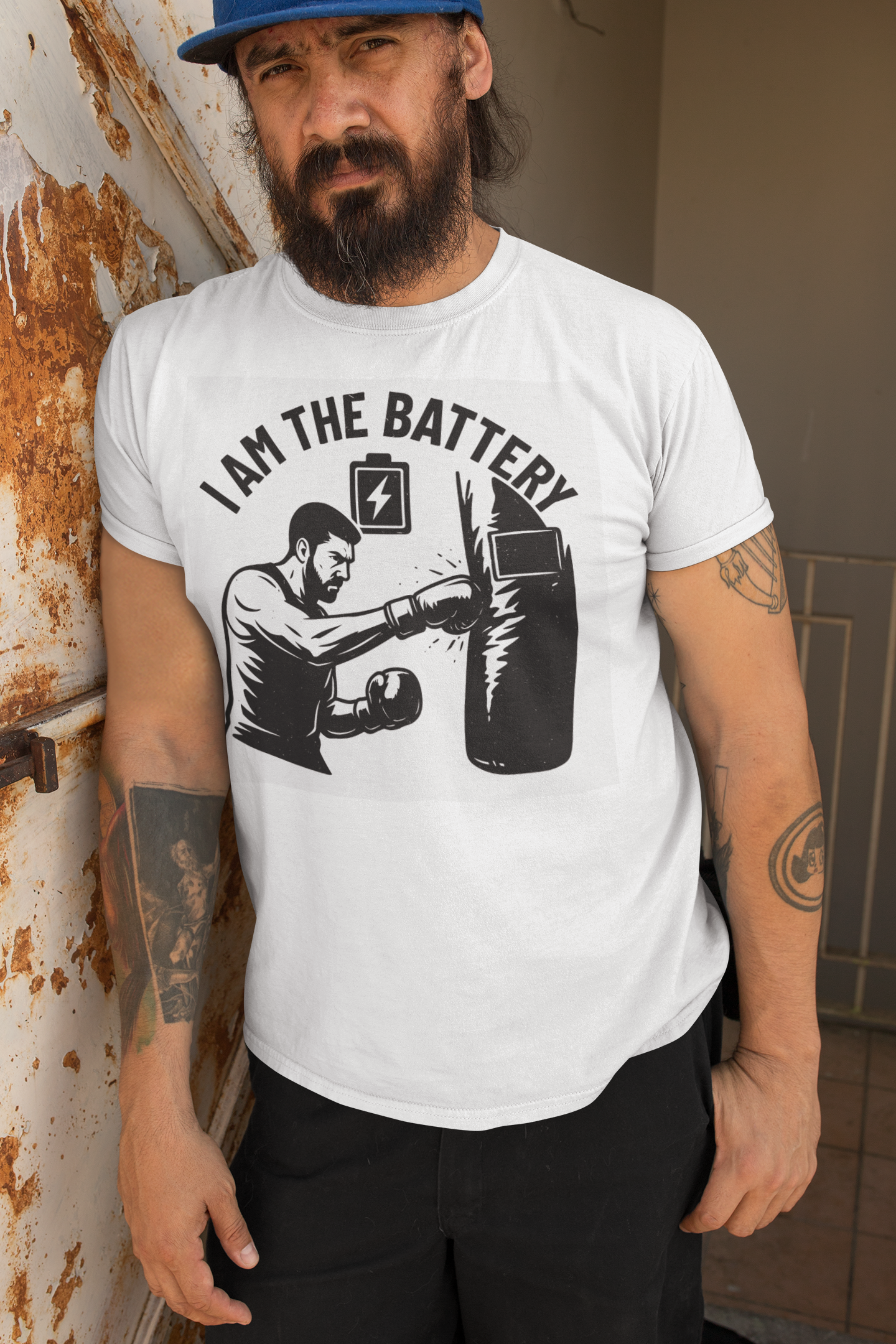 I Am The Battery™ Boxing Tee – Power in Motion